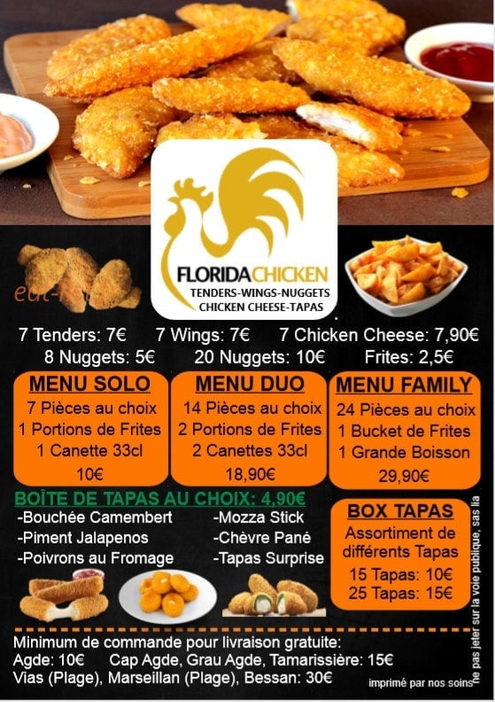 Florida Pizza — carte page 4