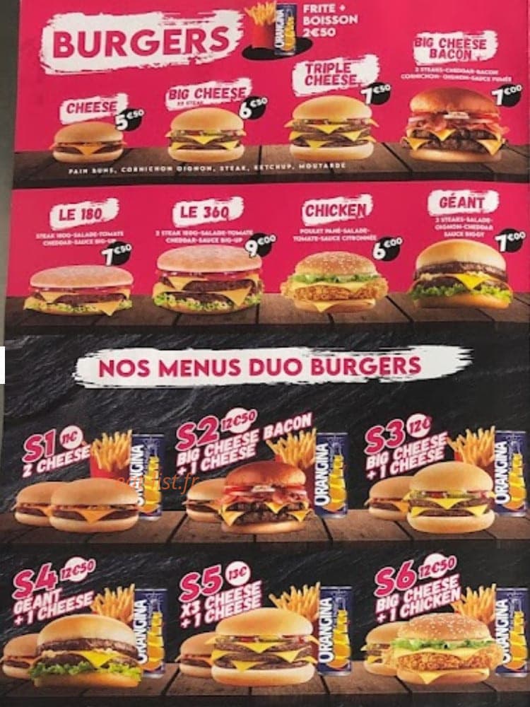 Food store — carte page 3
