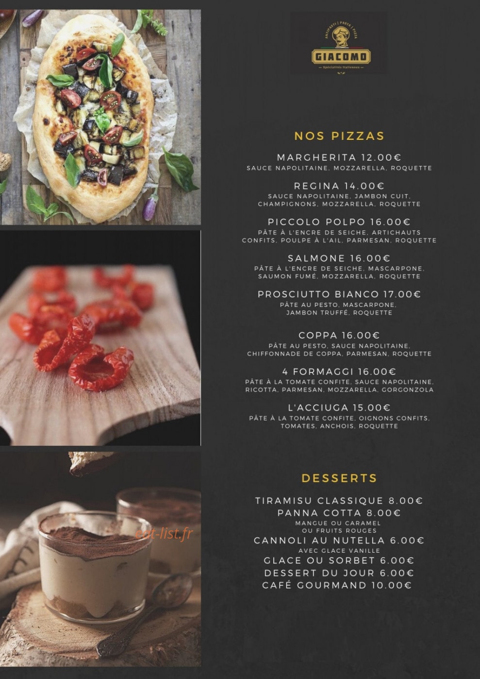 Giacomo — carte page 3