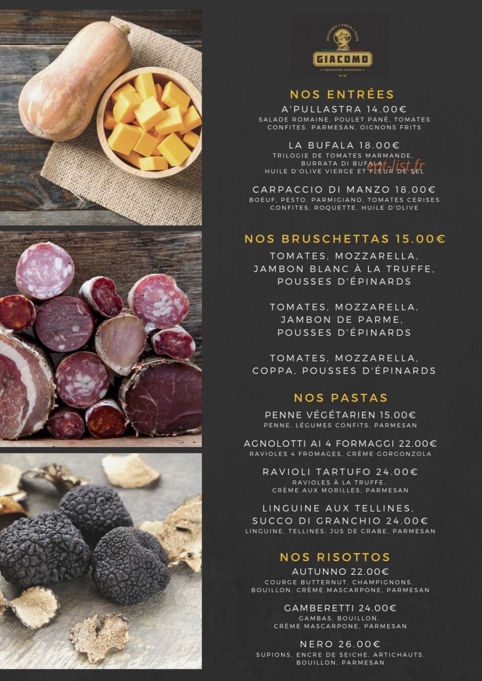 Giacomo — carte page 2