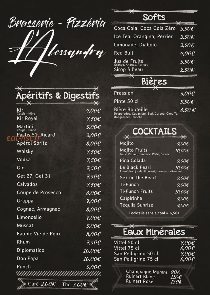 L'Alessandra — carte page 2