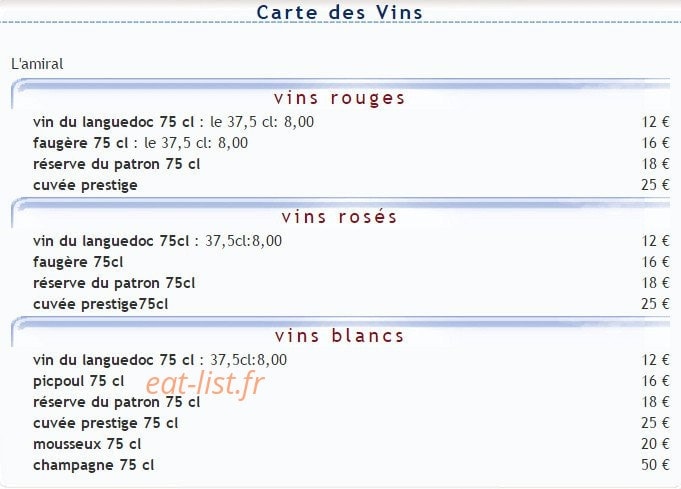 L'Amiral — carte page 3