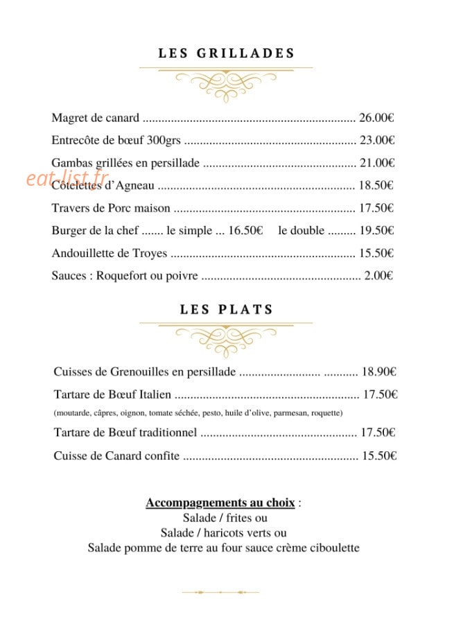 La Casa Grill — carte page 2