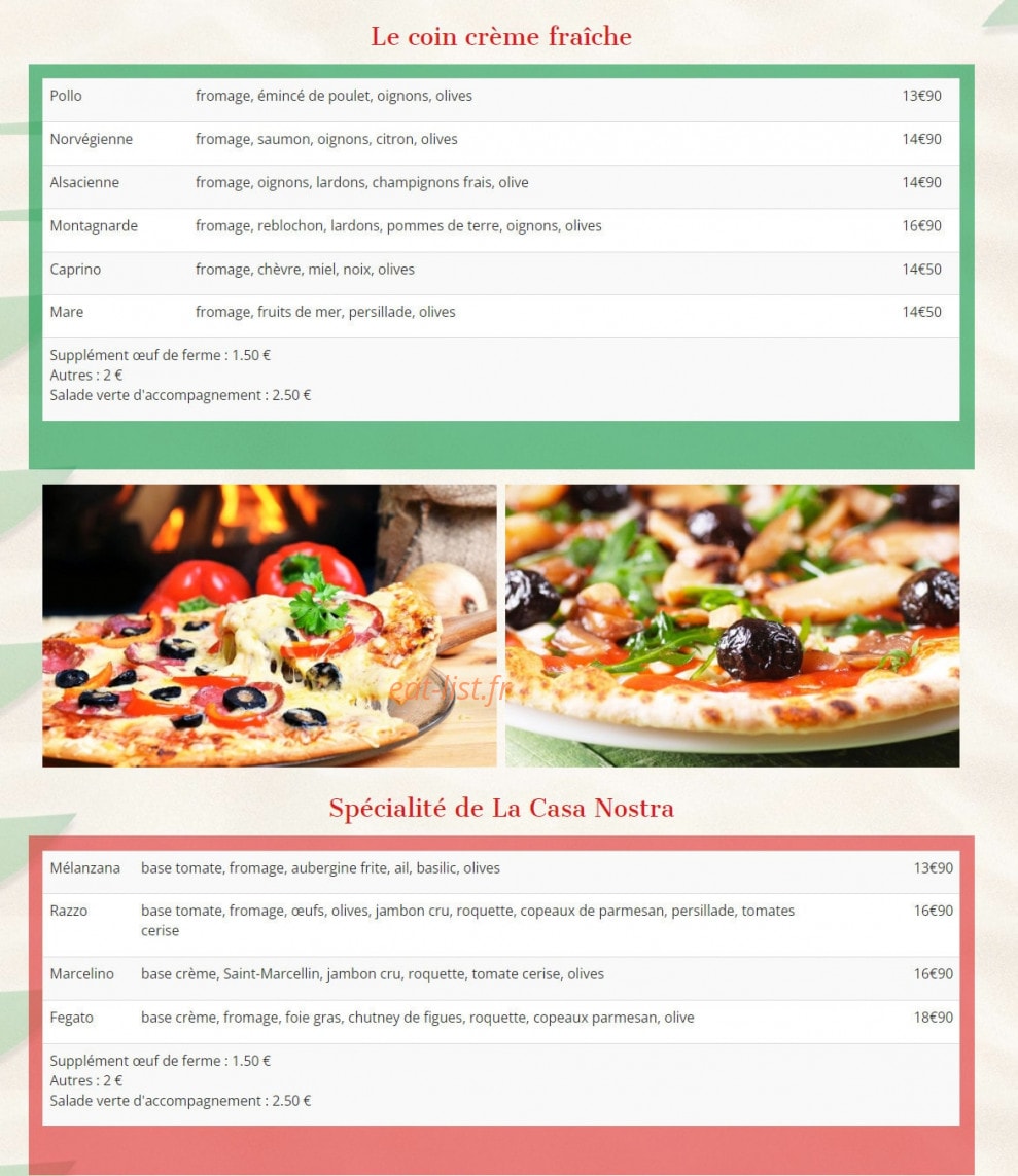 La casa Nostra — carte page 1