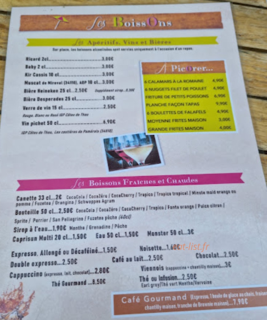 La Terrasse — carte page 2