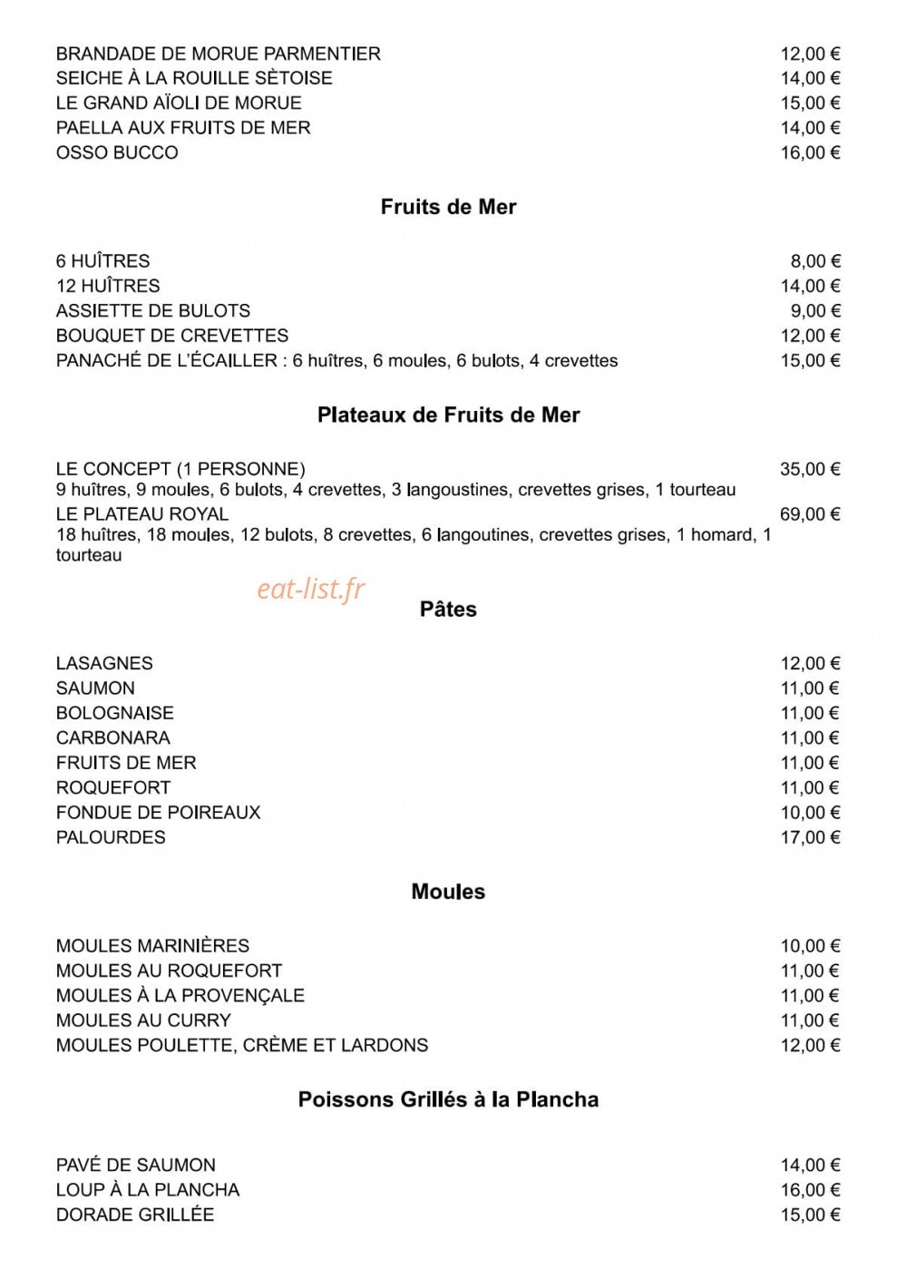 Le Concept — carte page 2
