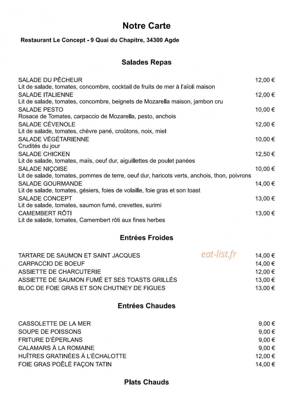 Le Concept — carte page 1