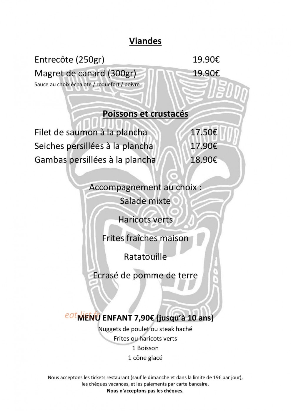 Le Kon tiki — carte page 3