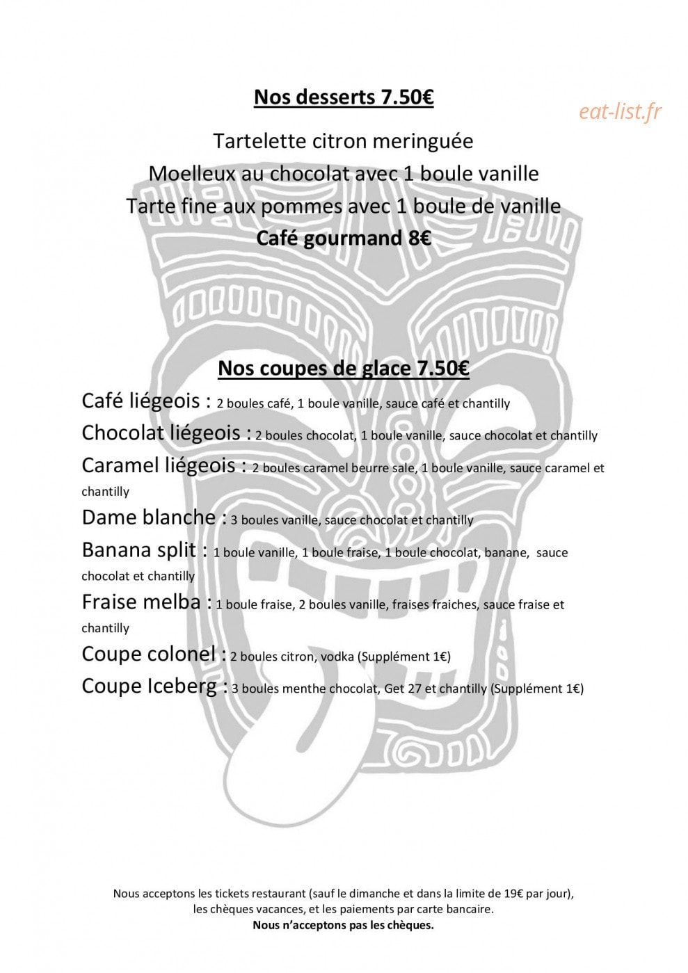 Le Kon tiki — carte page 4