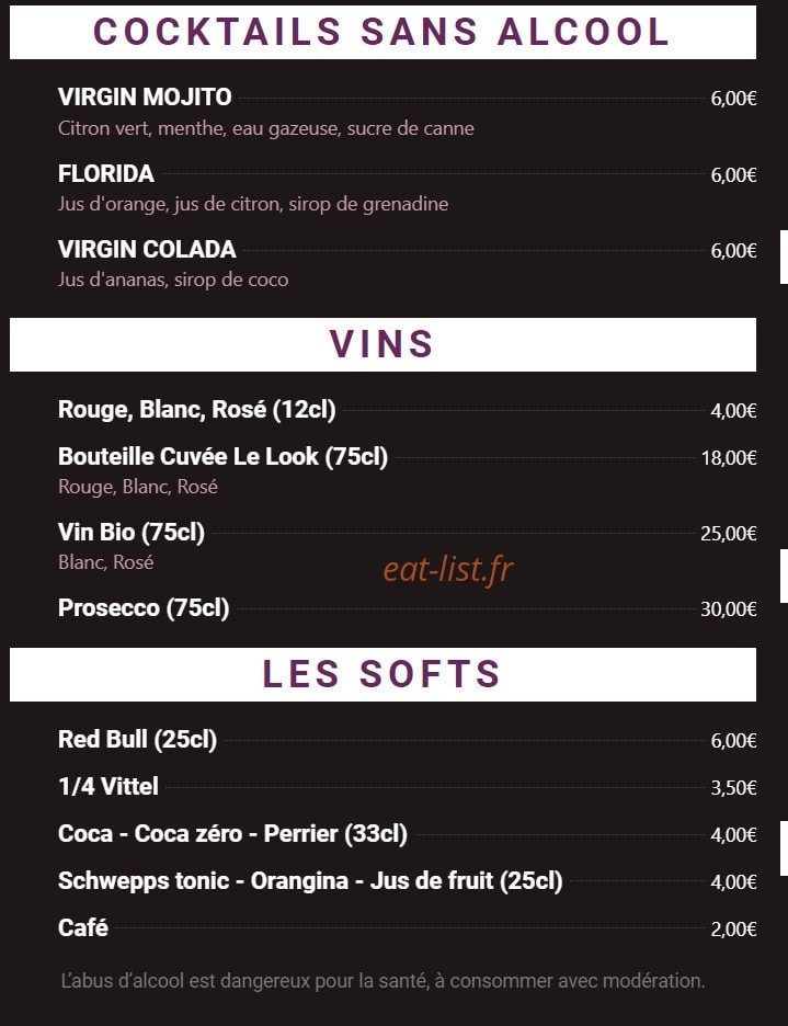 Le Look — carte page 3