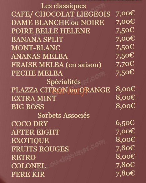 Le Plazza — carte page 5