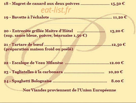 Le Plazza — carte page 2