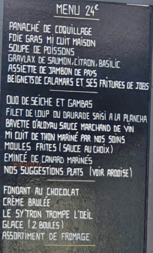 Le Ponton — carte page 1