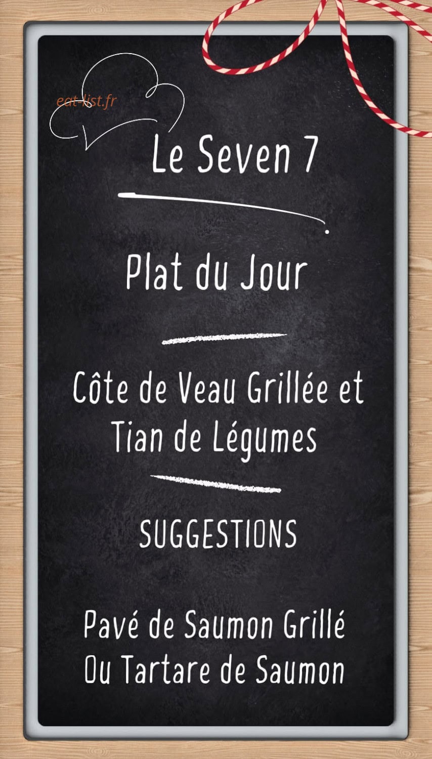 Le Seven7 — carte page 1