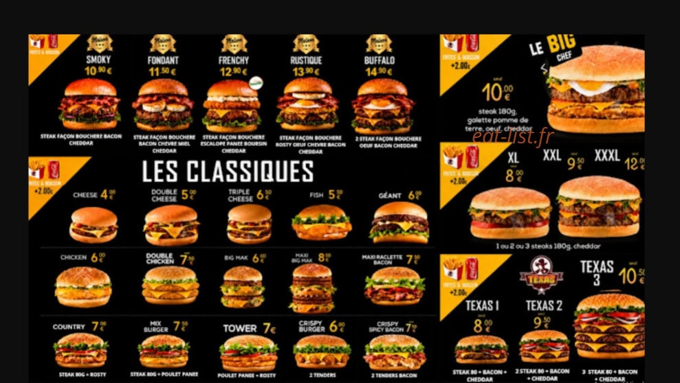 Le Tasty — carte page 2