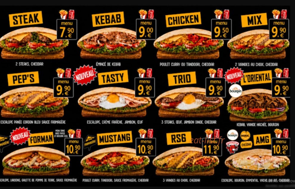 Le Tasty — carte page 4
