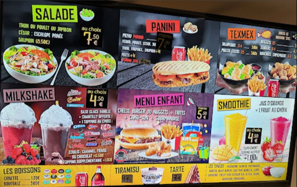 Le Tasty — carte page 7