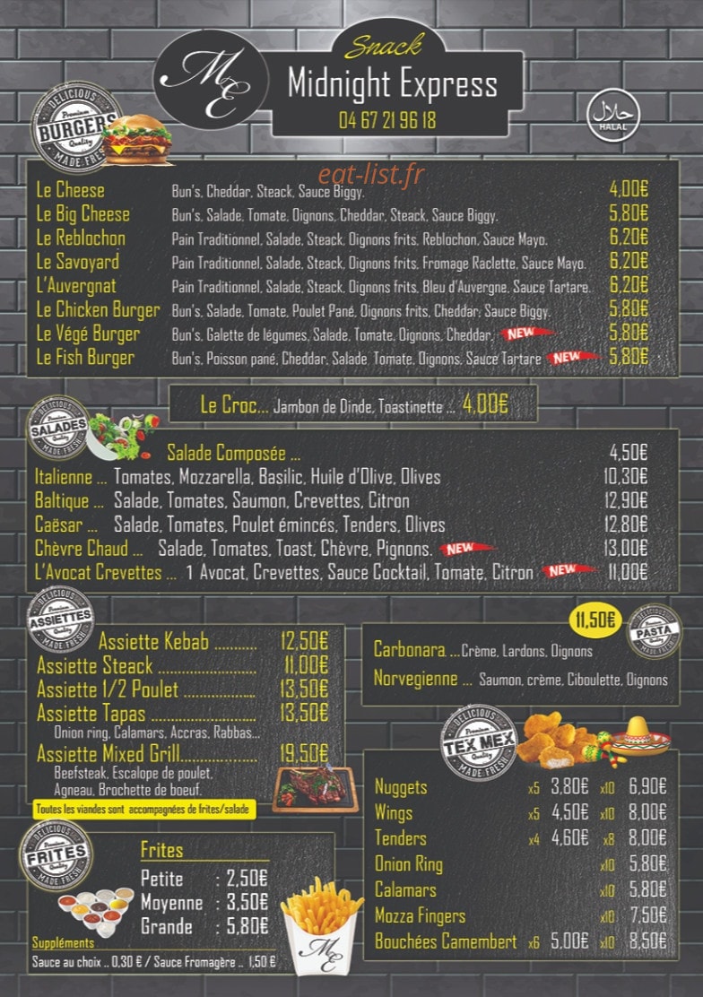 Midnight Express — carte page 2