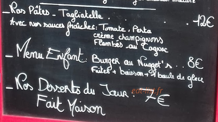News Café — carte page 3
