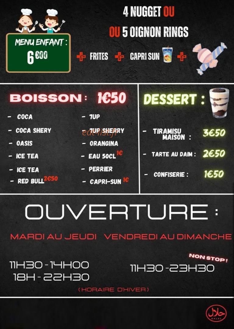 O ' QG Burger & Tacos — carte page 4