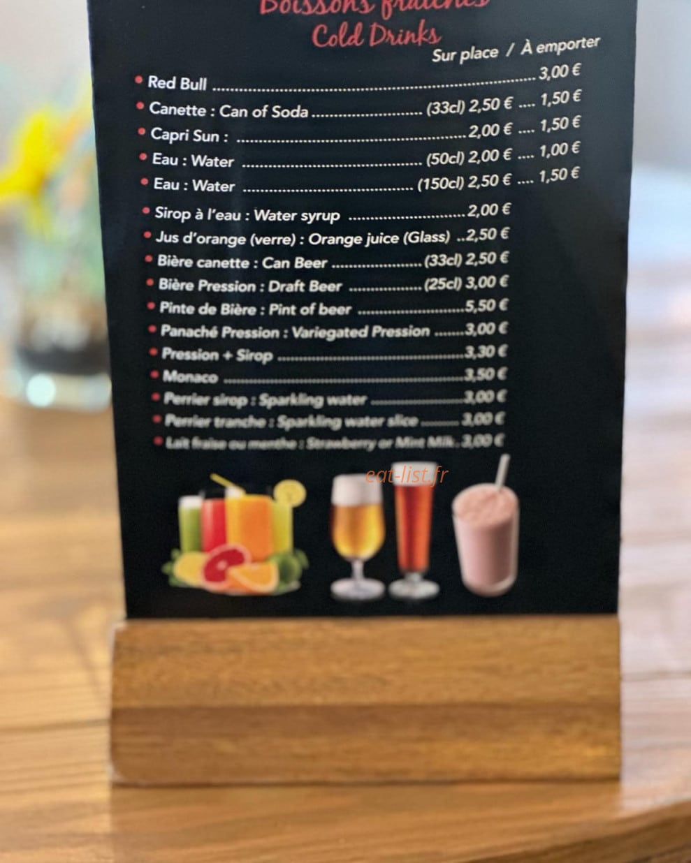 Panini Artisanal, glaces et gaufres — carte page 6