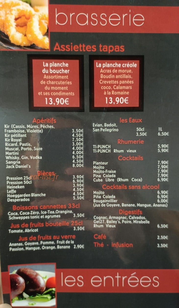 Rhum Steak Home — carte page 5