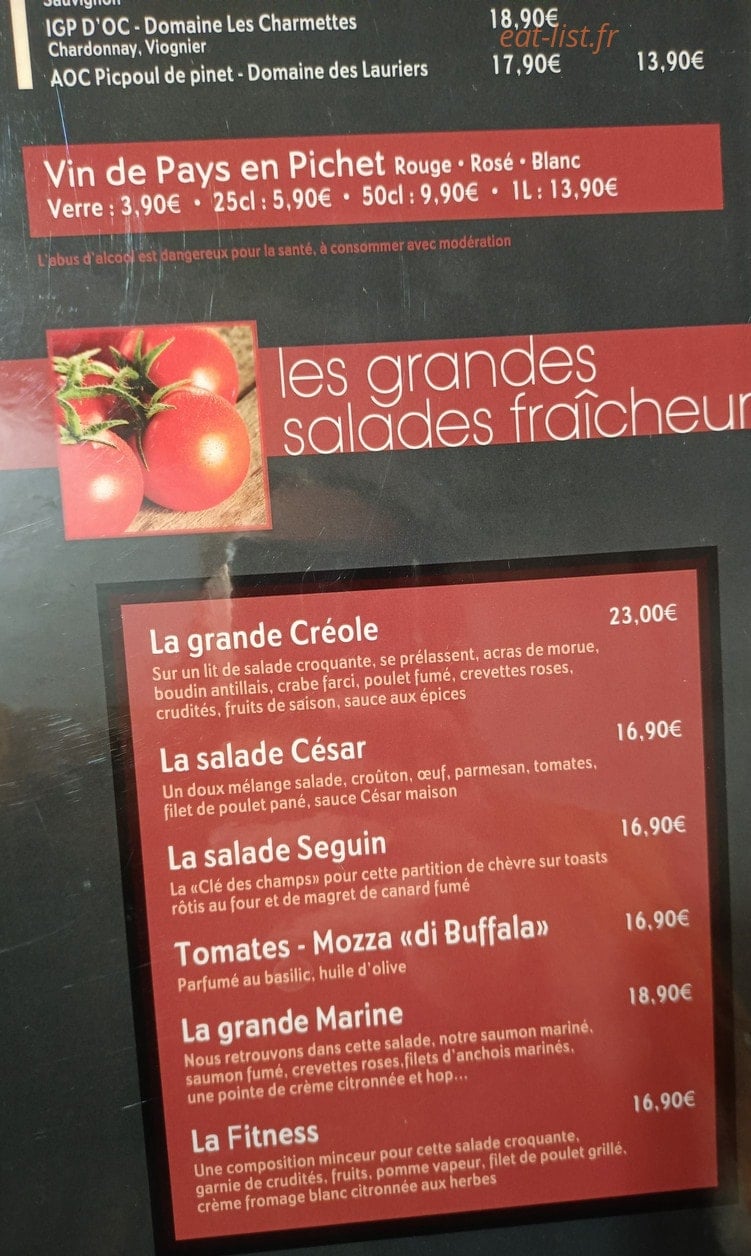 Rhum Steak Home — carte page 2