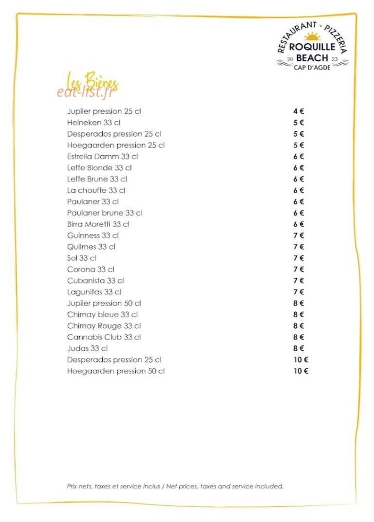 Roquille Beach — carte page 4