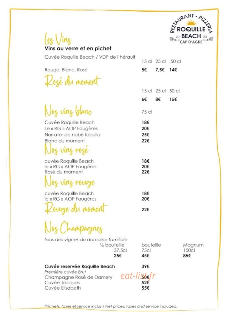 Roquille Beach — carte page 5
