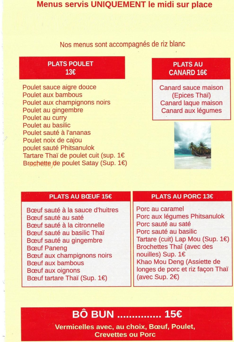 Thaï Phitsanulok — carte page 4
