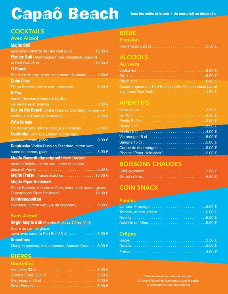 Capaô Beach — carte page 5