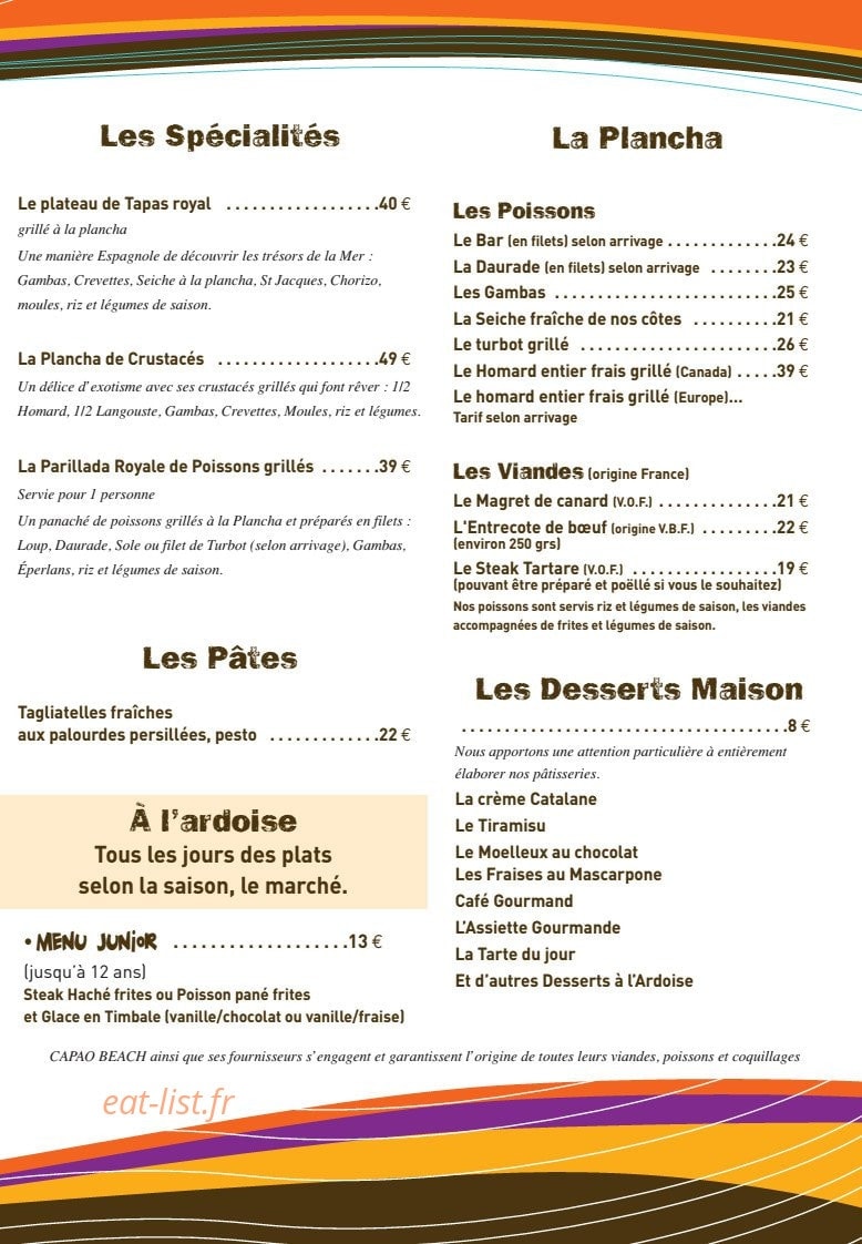 Capaô Beach — carte page 3