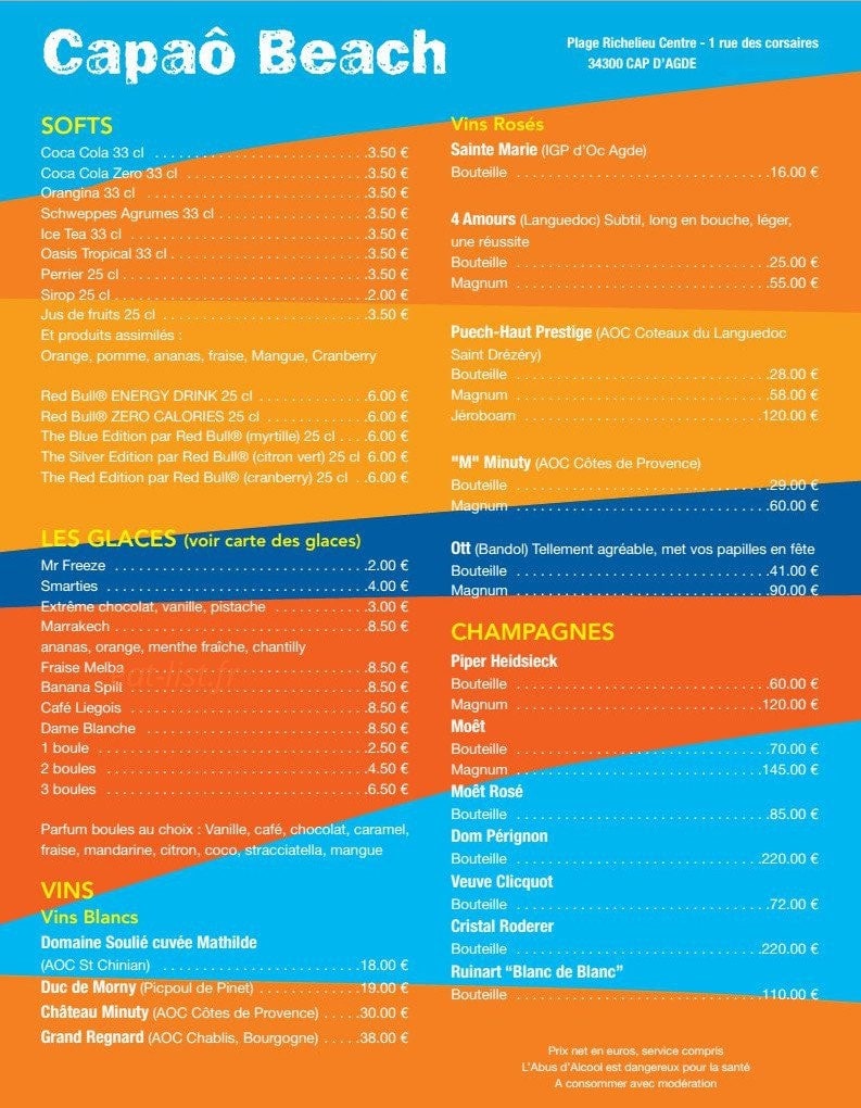 Capaô Beach — carte page 6