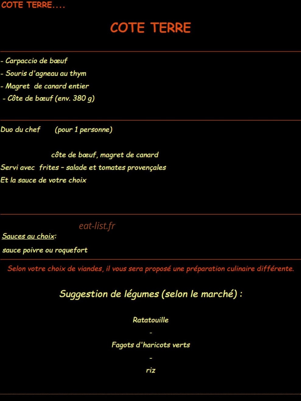 Chez Steph — carte page 9