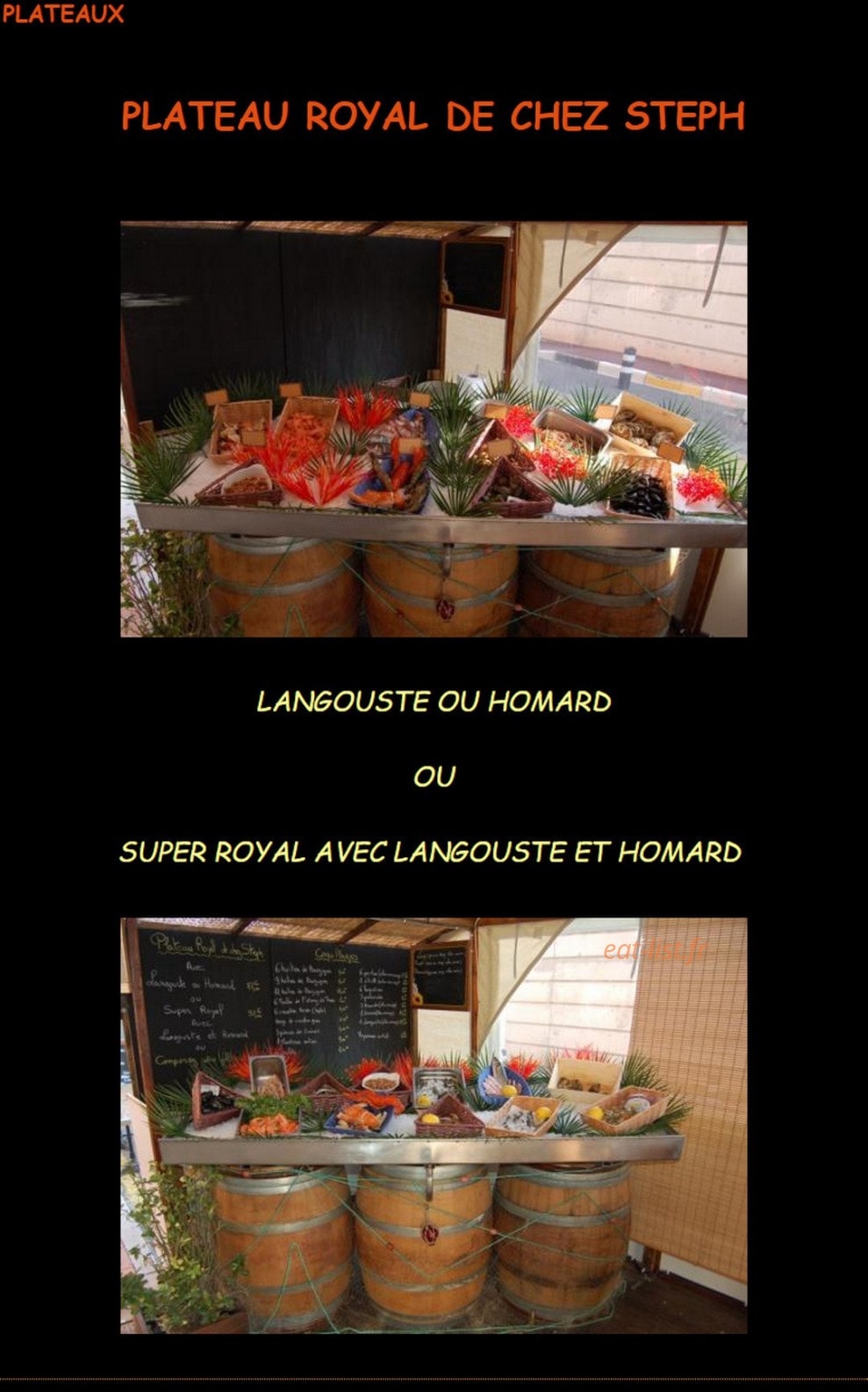 Chez Steph — carte page 3