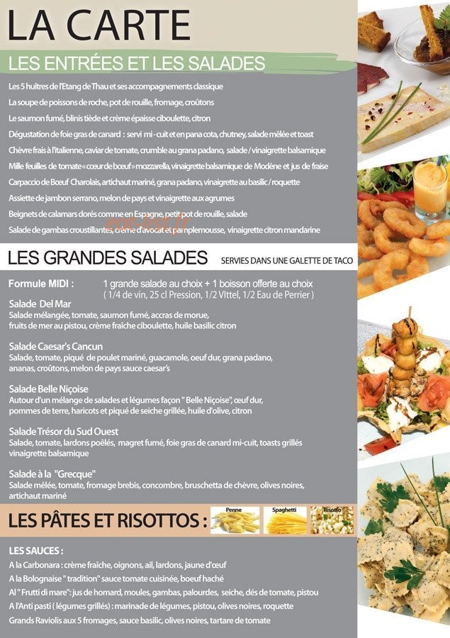L'Arlequin — carte page 2