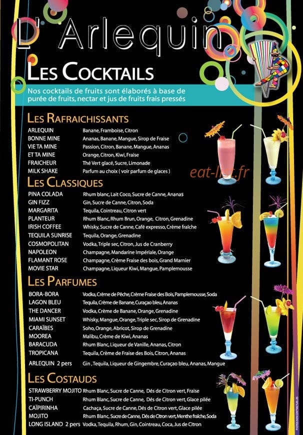L'Arlequin — carte page 10