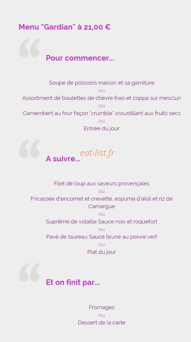 La Manade — carte page 2