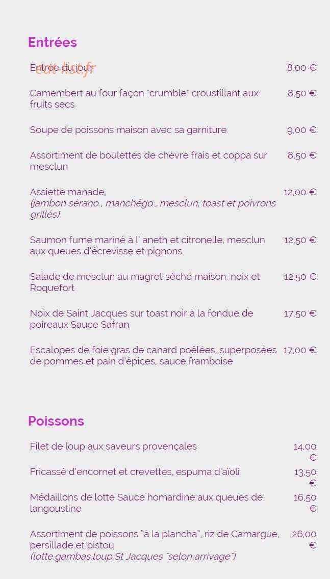 La Manade — carte page 5