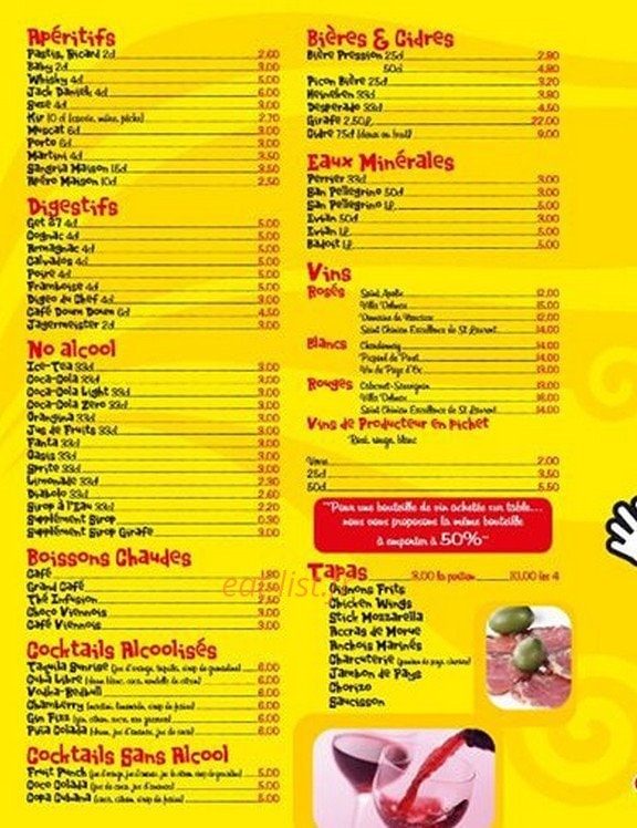 La Moule en Fête II — carte page 3
