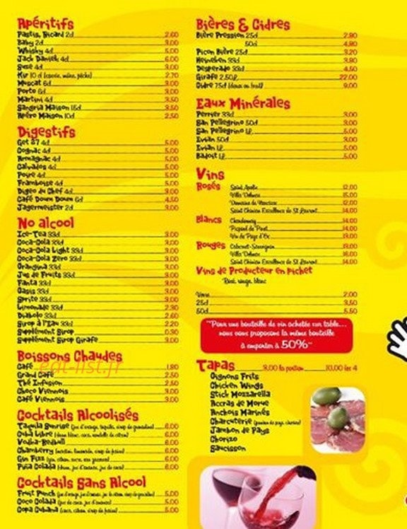 La Moule en Fête II — carte page 4