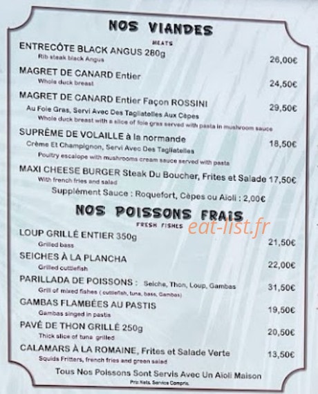 Le Cocotier — carte page 5