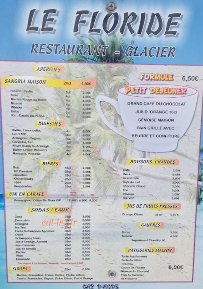 Le Floride — carte page 8