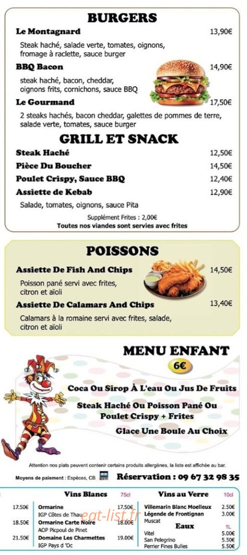 Le Hamac — carte page 3