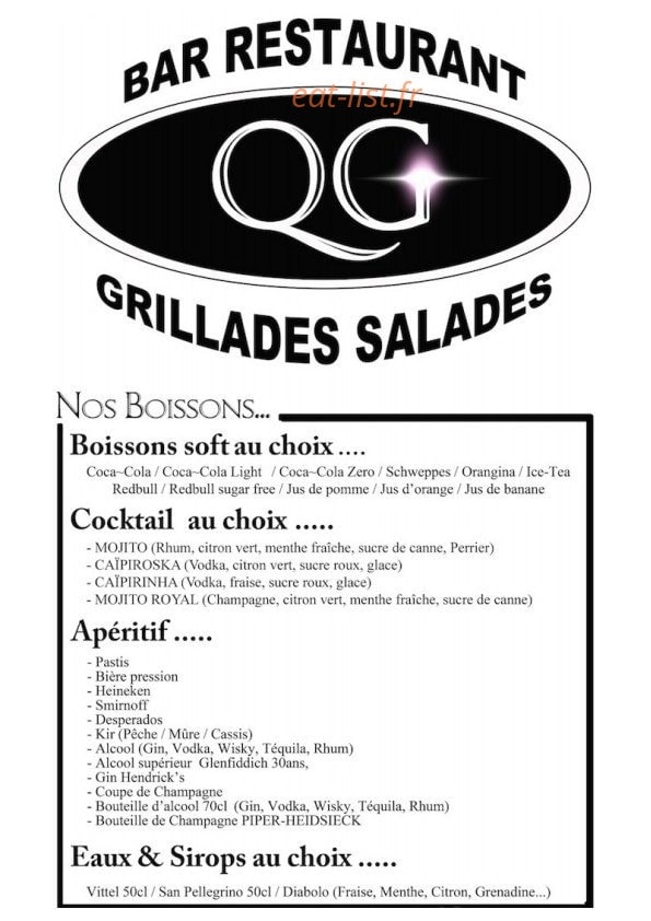 Le QG — carte page 1