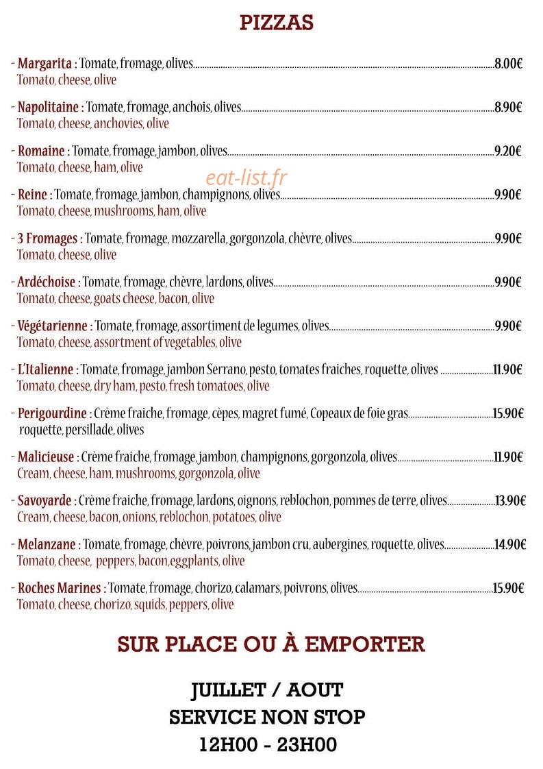 Les Roches Marines — carte page 5