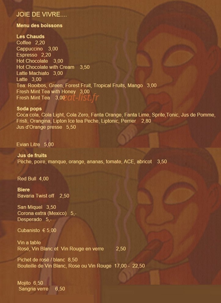 Mango's Beachbar — carte page 4