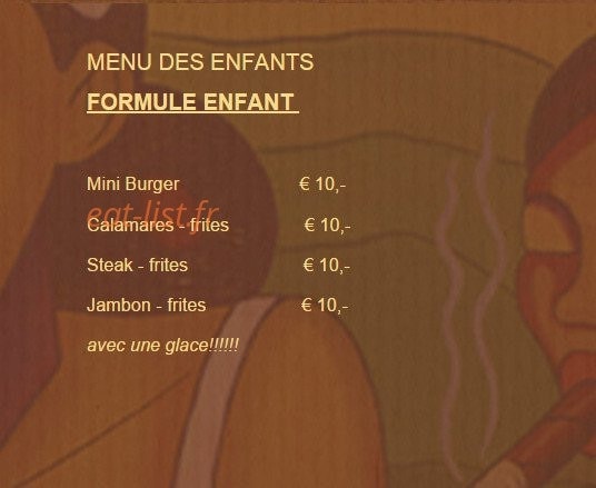 Mango's Beachbar — carte page 3