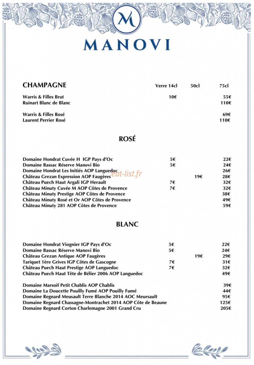 Manovi Plage — carte page 4
