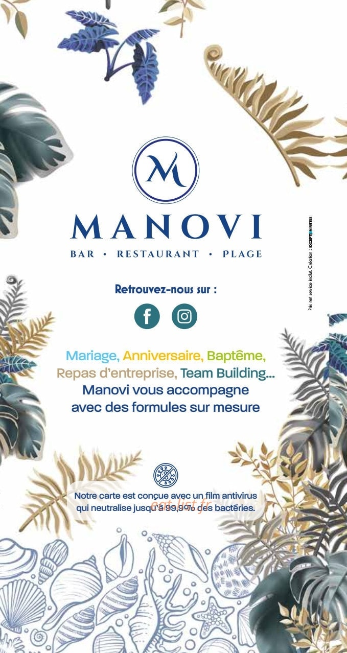 Manovi Plage — carte page 1